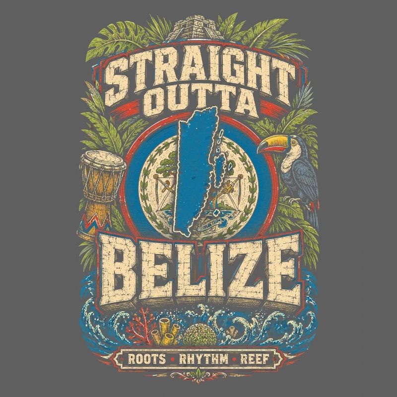 Straight Outta Belize Belizean Root