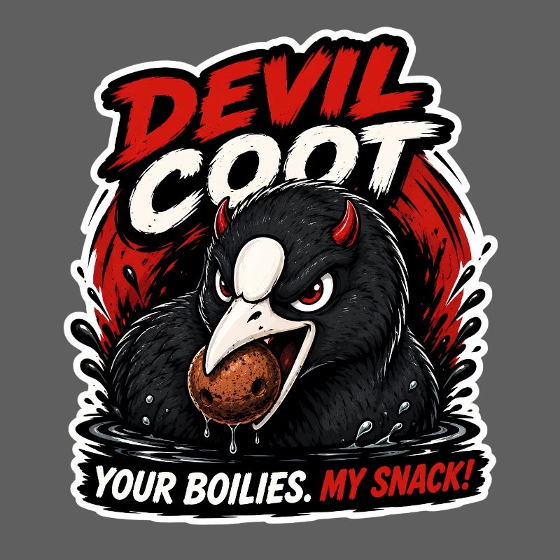 Conception drôle de pêche à la carpe Devil Coud