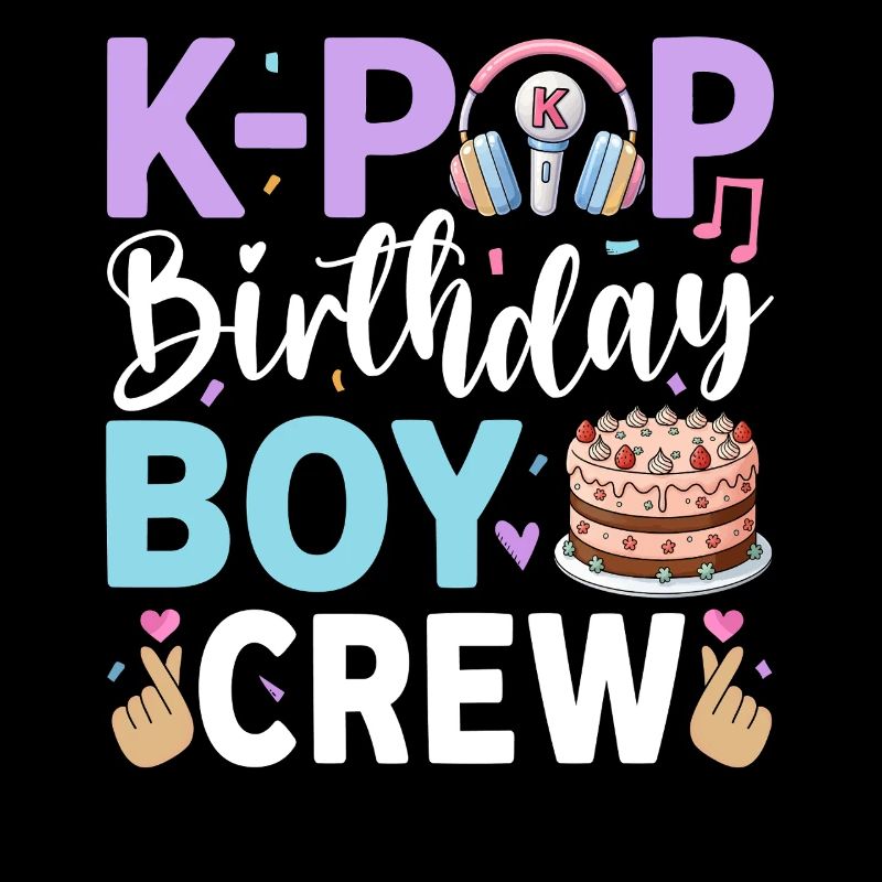 K-Pop Birthday Boy Crew