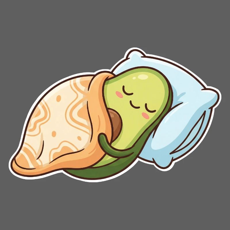 Avocado Sleeping