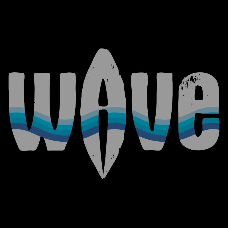 Vagues de mer Surfer Design