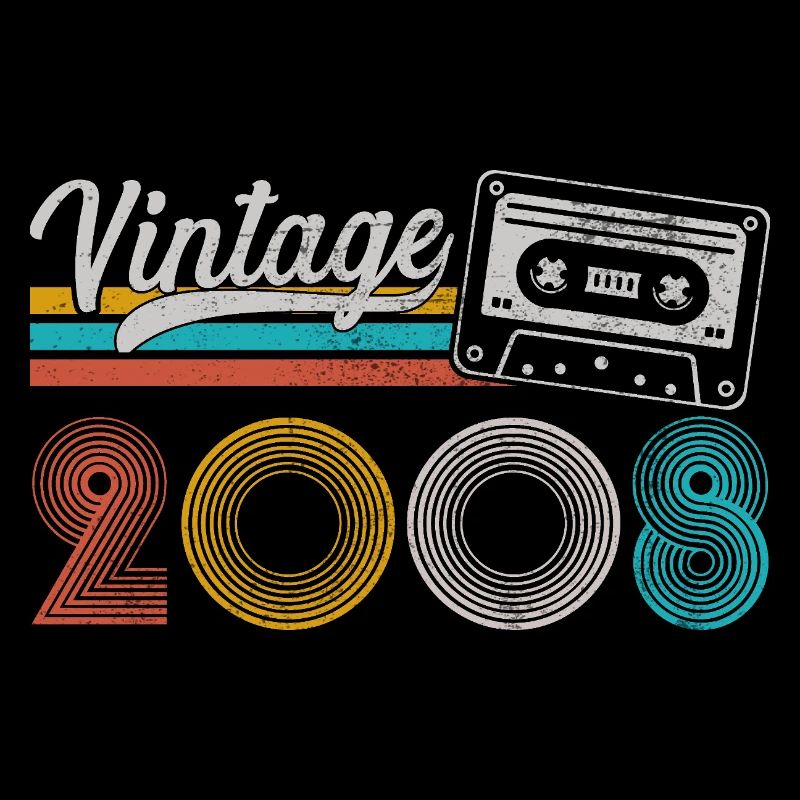 2008 Vintage Retro Geburtstagsgeschenk