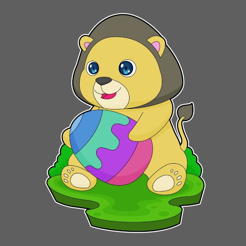 Lion Easter Easter Egg