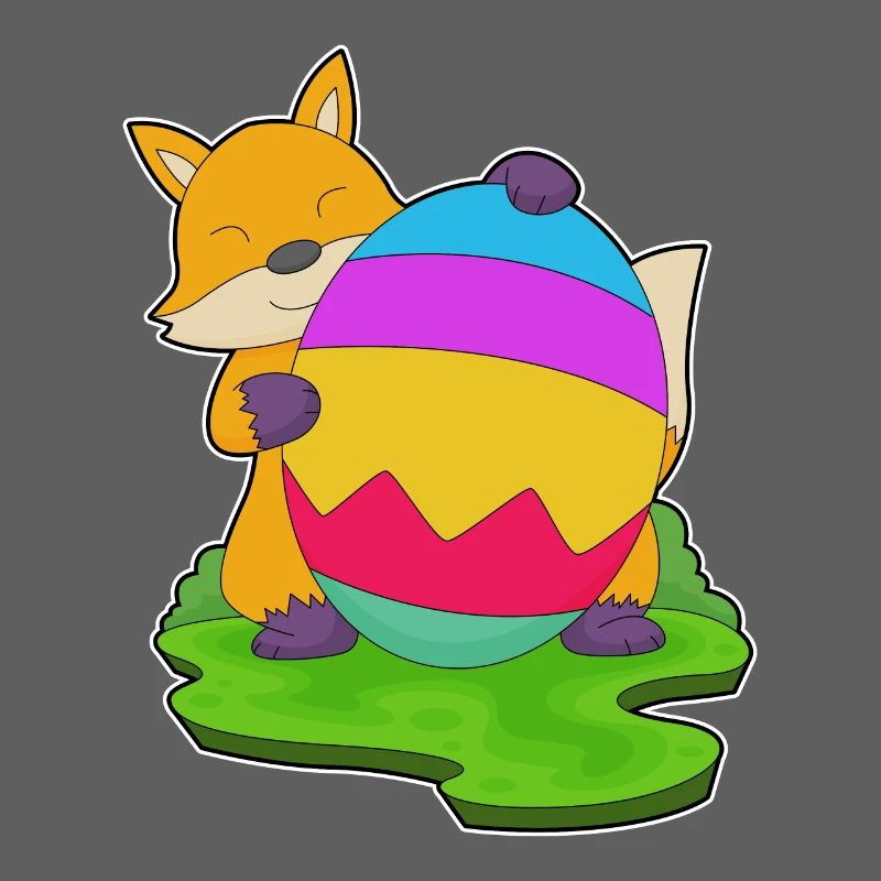 Fox Easter Easter Egg