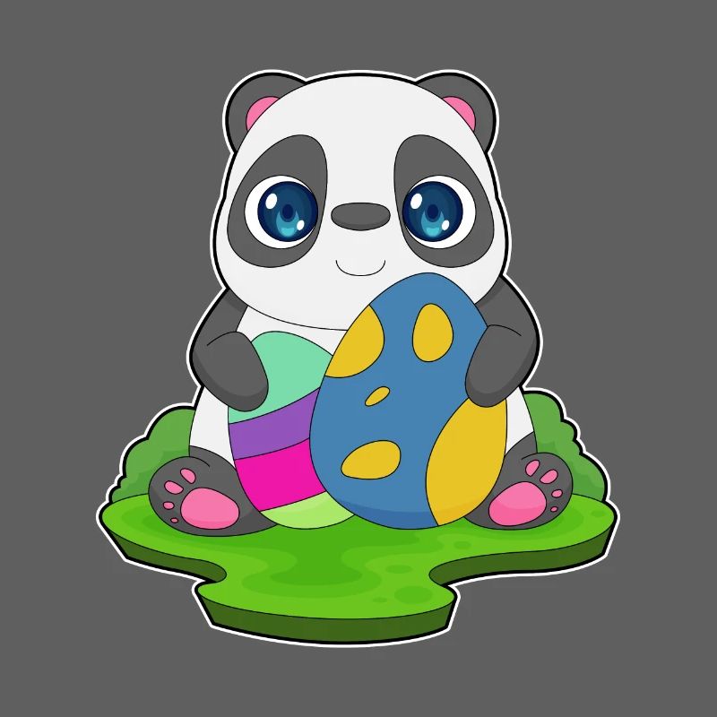 Panda Easter Easter Eggs
