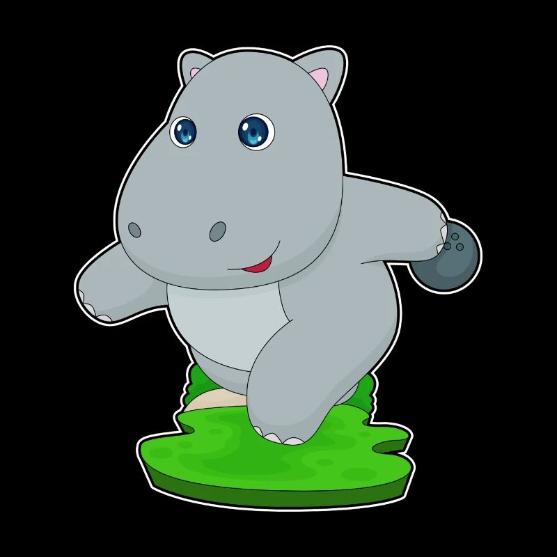 Nilpferd Bowling Bowlingkugel