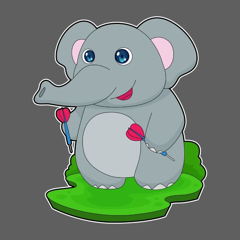 Fléchette éléphant Fléchette
