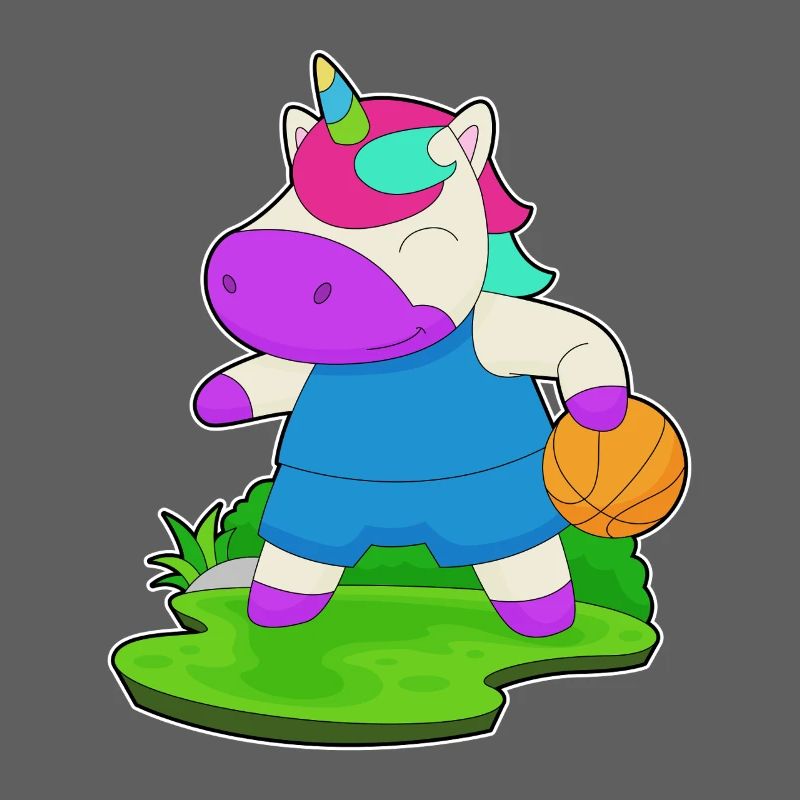Licorne Basketteur Basketteur