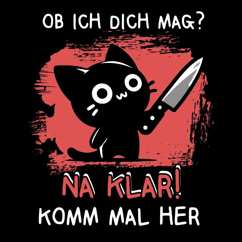 Na klar! – Süße Katze mit leichtem Blutdurst