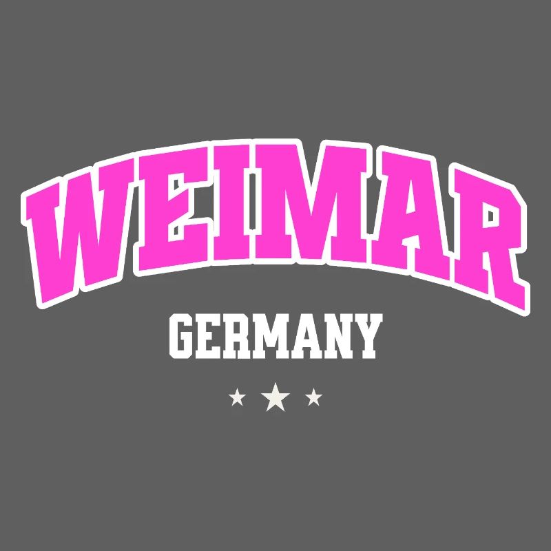 Weimar Germany Typography Neon Pink
