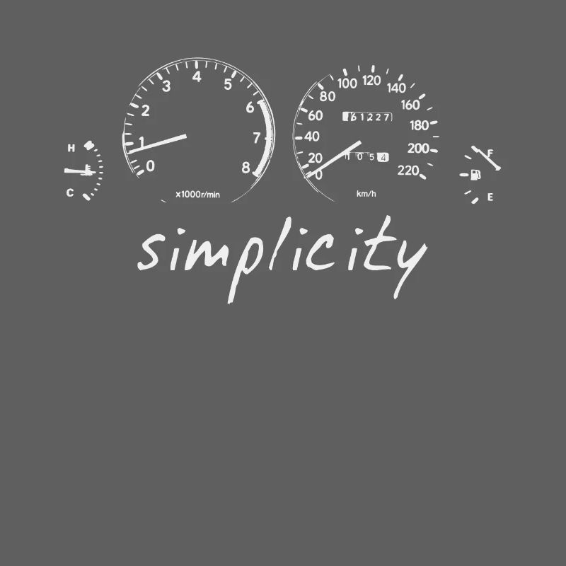 Simplicity speedometer