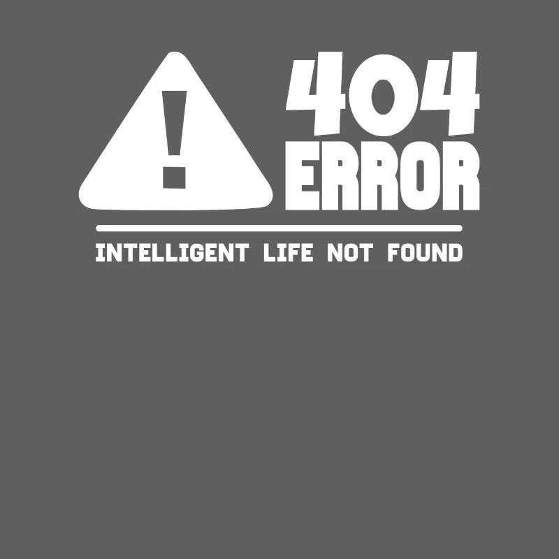 Computer and programmer geek. 404 Errors