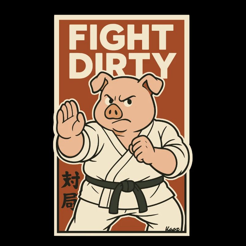 Karate Kampfschwein – Kämpfe schmutzig