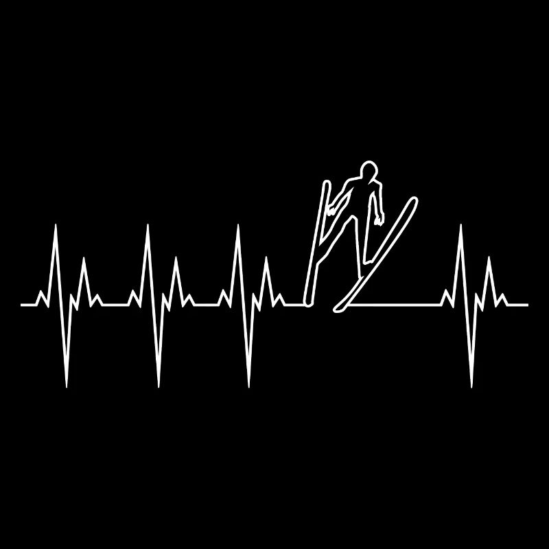 Saut à Ski électrocardiogramme ECG Saut à Ski
