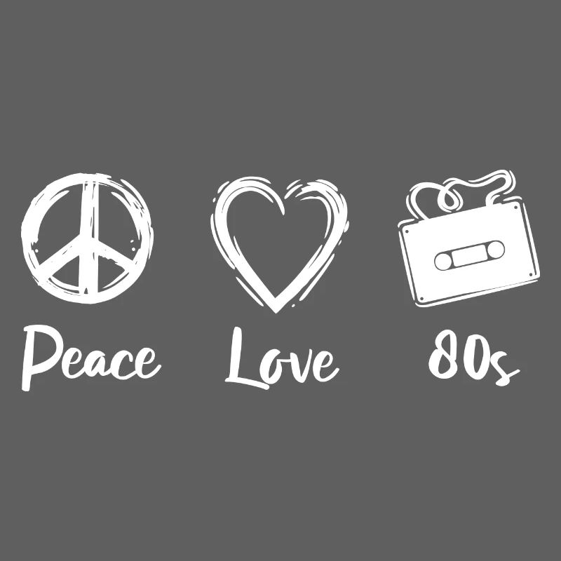 Peace Love 80s