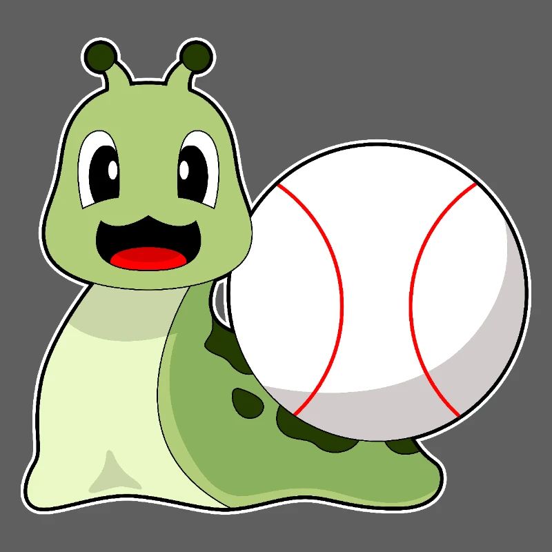 escargot baseball bâton de baseball