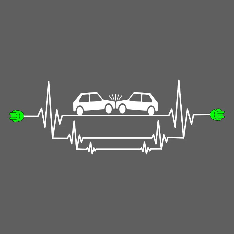 Dangerous e-car accident