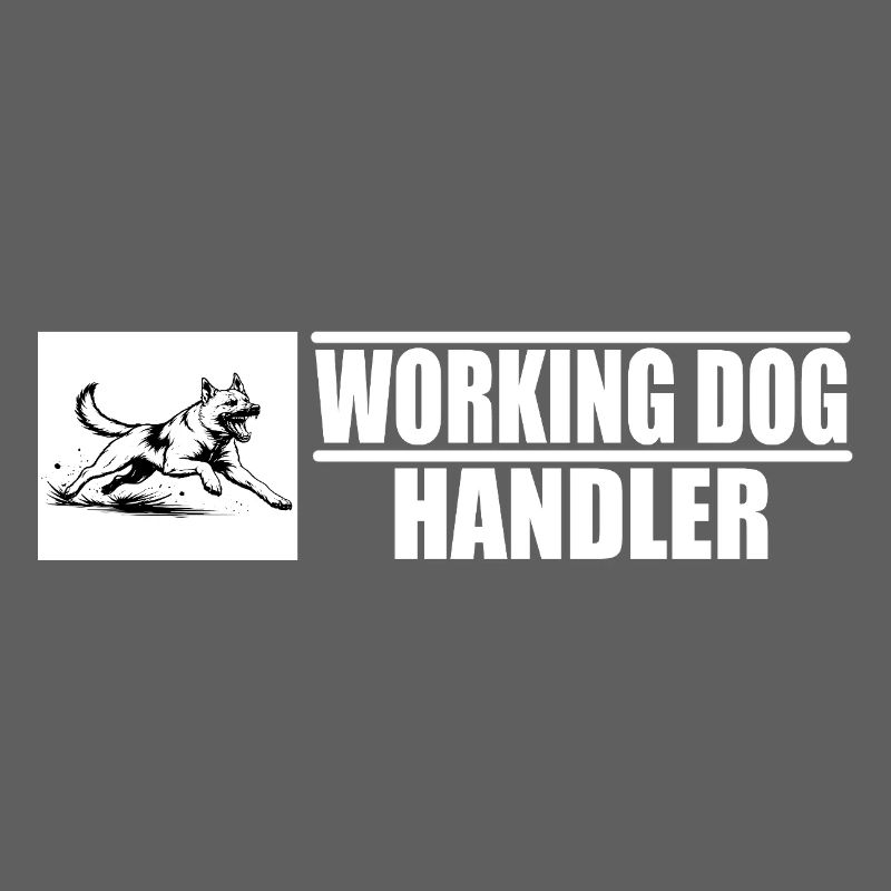 Working Dog Handler Motif