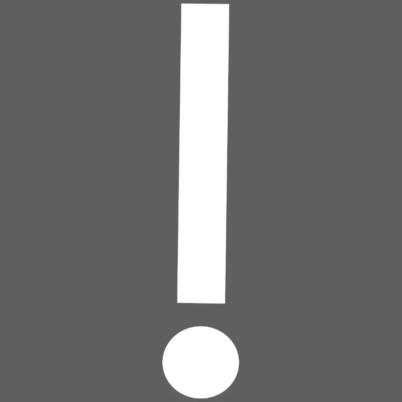 Modèle de modèle de point d’exclamation Modèle