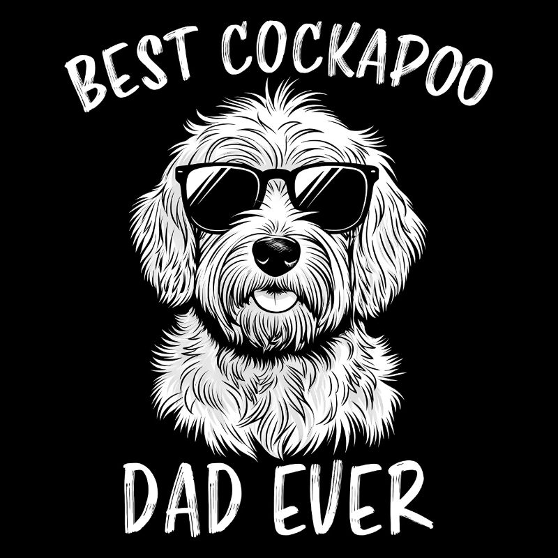 Cockapoo Saying Dad Funny Cockapoo Gift