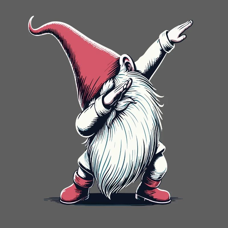 Dabbing Gnome Dab Santa Claus