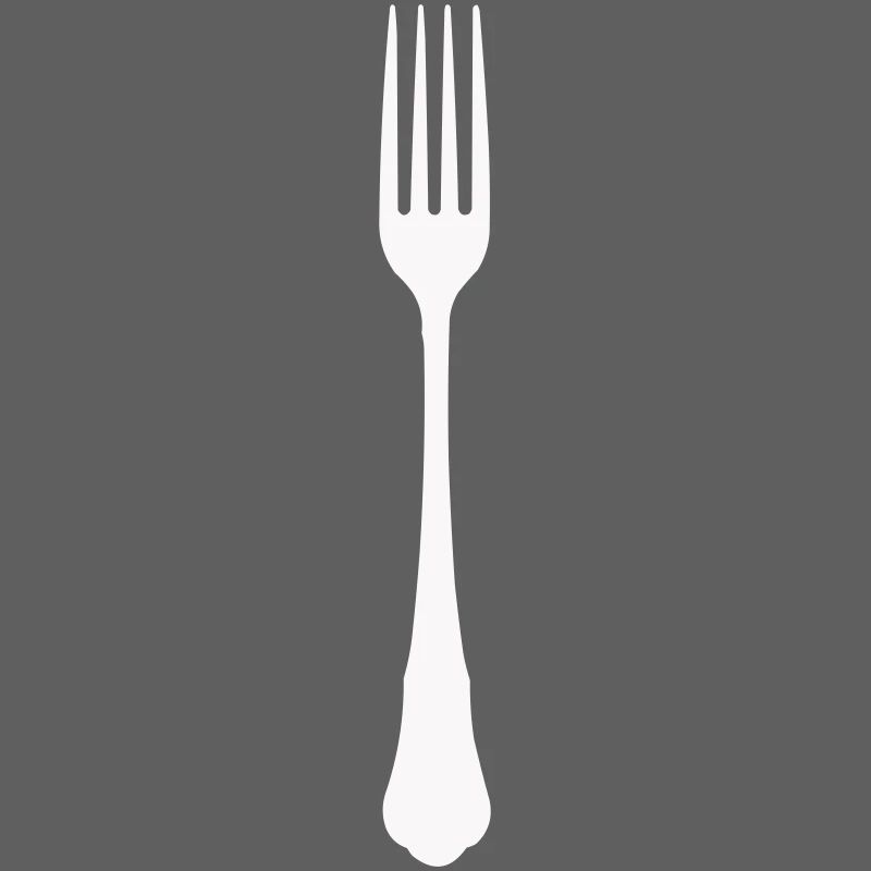 Silhouette minimaliste de fourche