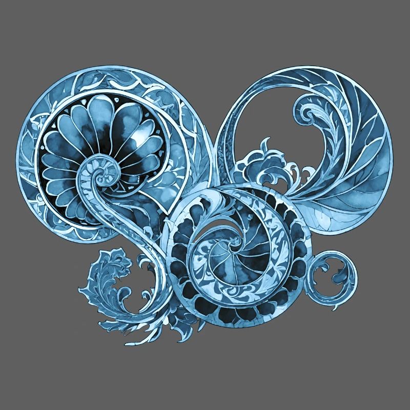 Ornamento blu
