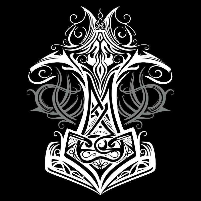 Marteau de Thor Mjolnir Viking symbole