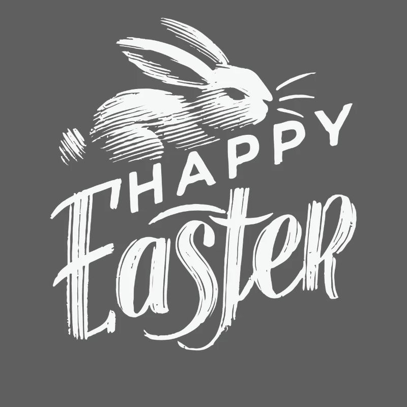 Easter Bunny Retro Look Happy Easter