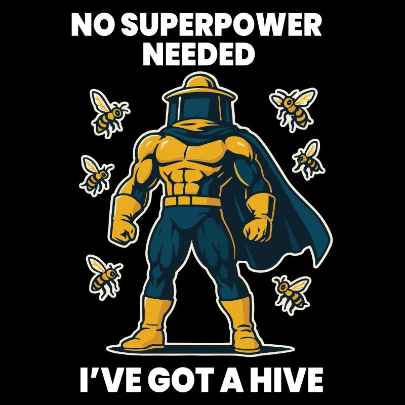 Bee Beekeeper Superpower Hive Honey