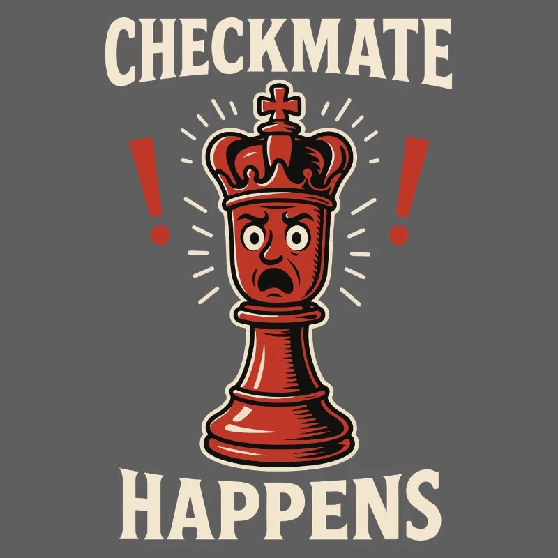 Checkmate Happens Chess Player Board Game