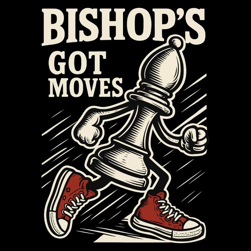 Bishop's Got Moves Chess Player Board Game