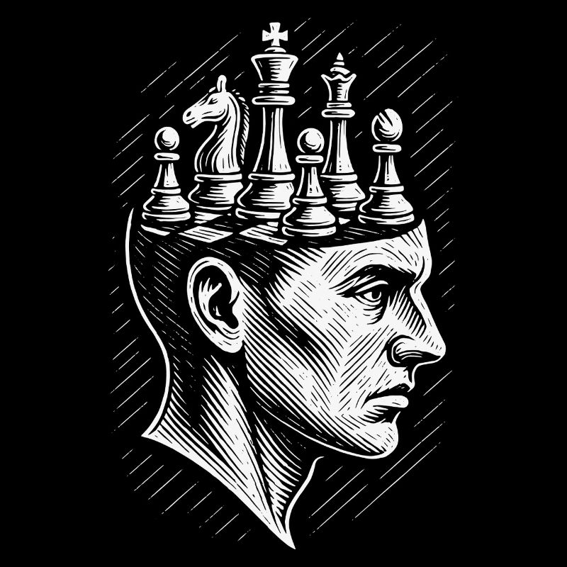 Chess Enthusiast Ghost Chess Player