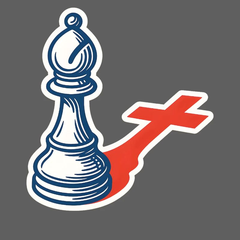 Chess Player Funny Bishop Shadow Design