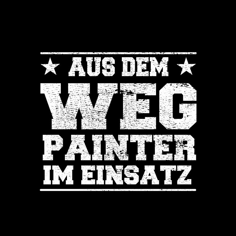 Aus dem Weg Painter im Einsatz Design