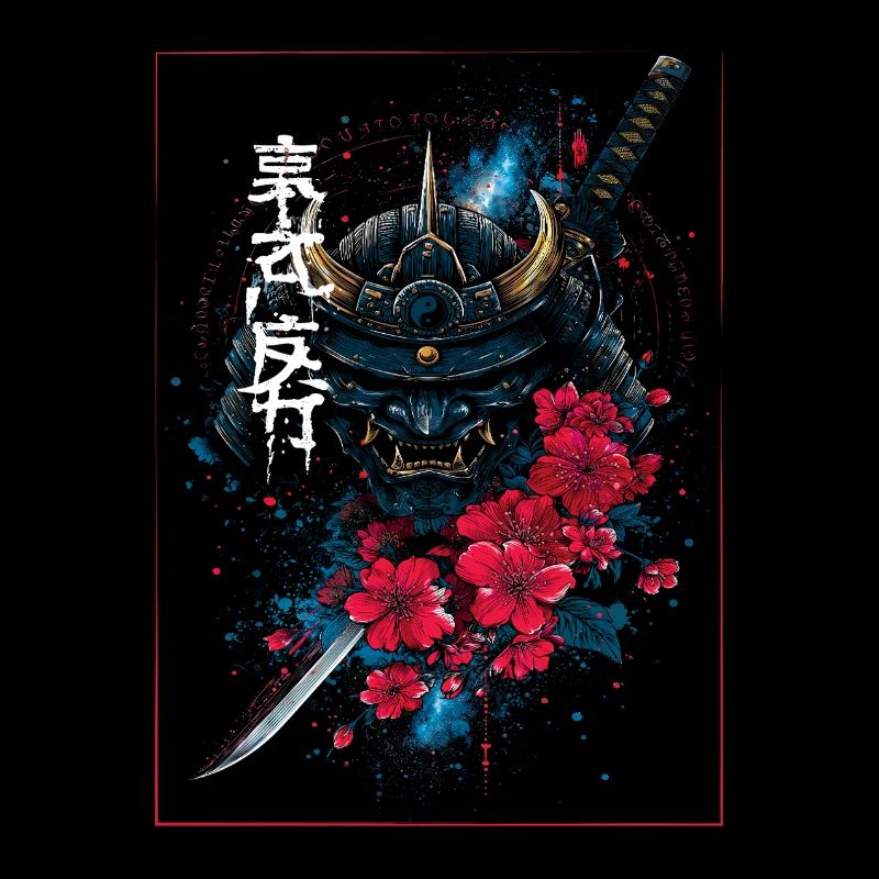 Oni - japanischer Dämon Samurai