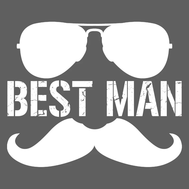 Bester Mann - Schnurrbart & Monocole Bachelor Party Geschenk