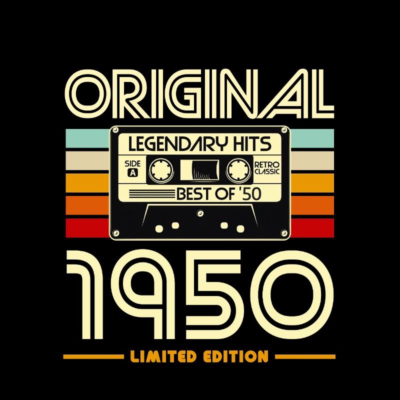 Original 1950 Cassette Retro Édition limitée