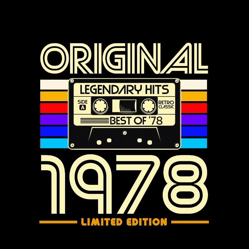 Original 1978 Cassette Retro