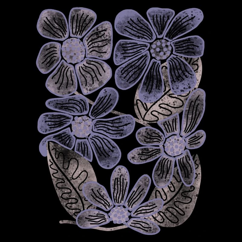 Lavender Bloom Blumenmuster