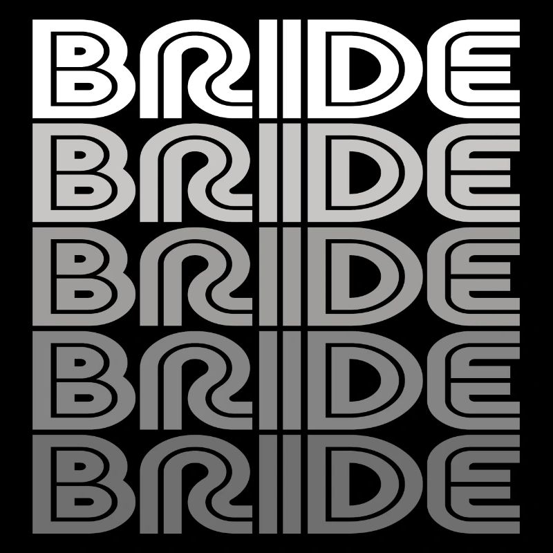 Cool Bride Matching Couple Engagement Wedding