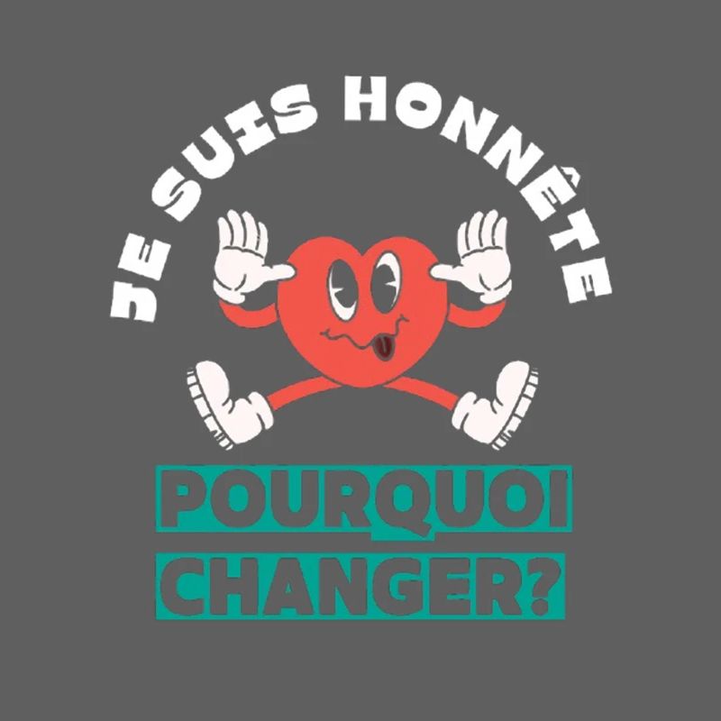 Ich bin ehrlich, warum sich etwas ändern sollte