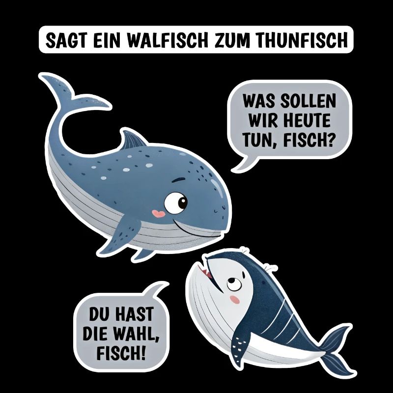 Sagt ein Walfisch zum Thunfisch