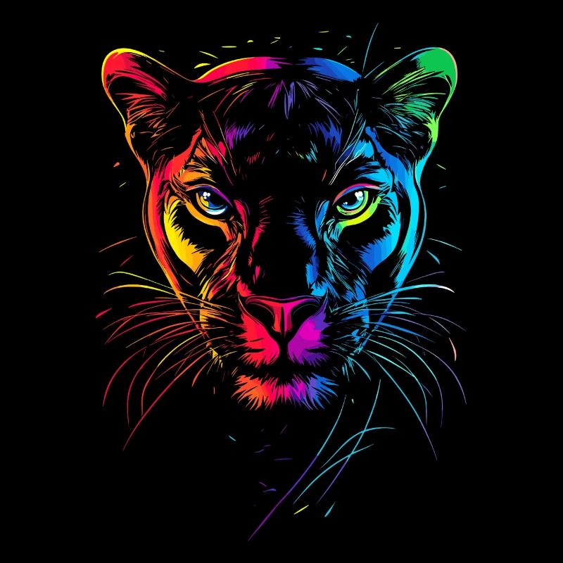 Panthère Léopard Grand Chat Mignon Gros Chat Panter