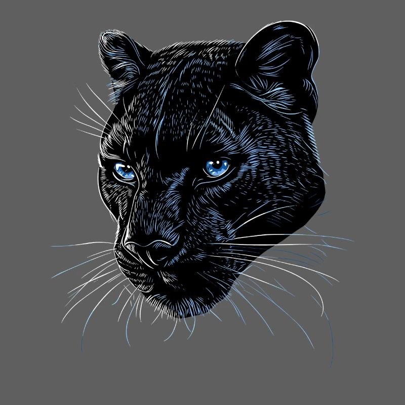 Panthère Léopard Grand Chat Mignon Gros Chat Panter