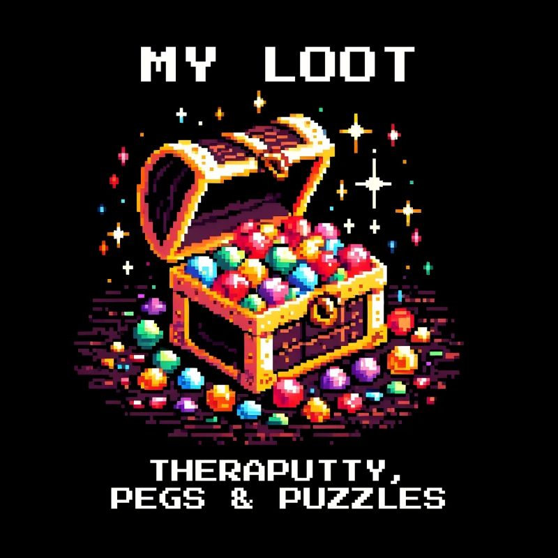 ergothérapie Loot Therapy Putty Puzzles Retro