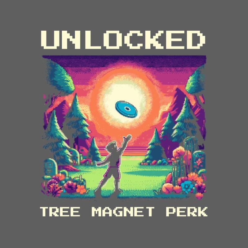 Tree Magnet | Disc Golf Tree OB Disc Pitch