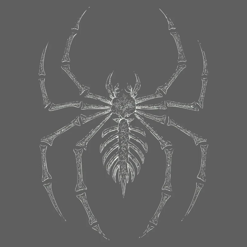 Gothic Skeleton Spider 90's