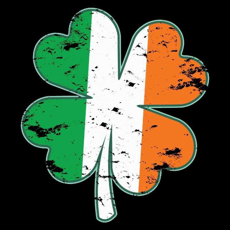St. Patrick's Day Geschenk Shamrock Irland Flagge Irisch