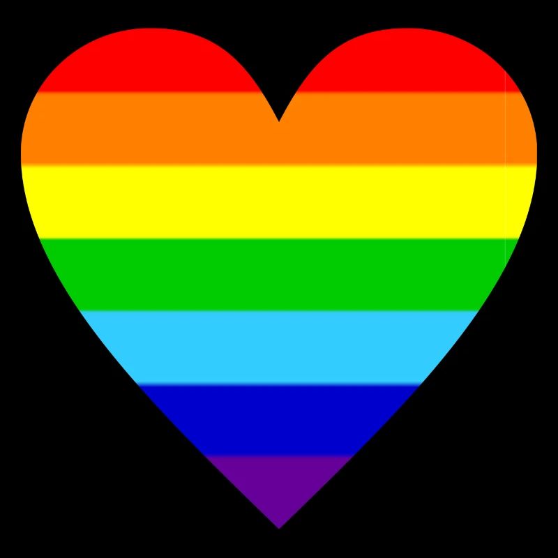 Herz Regenbogen Farben bunt